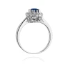 Gold Diamantring Weißgold EW-284 Saphir | ergold