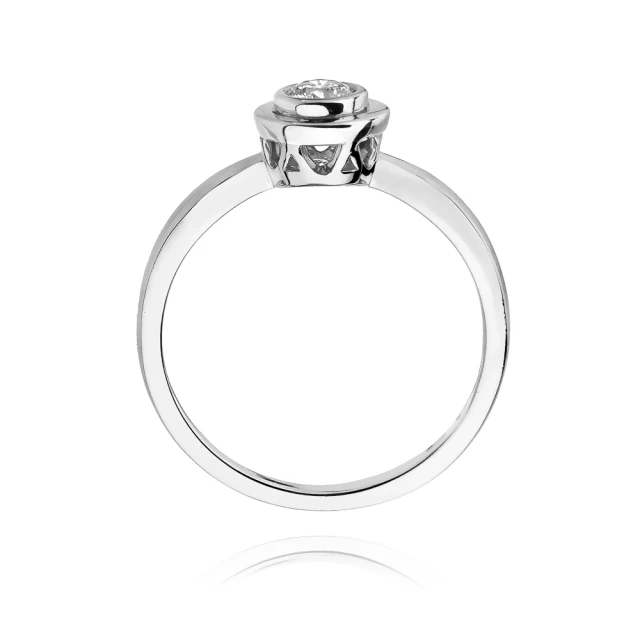 Gold Diamant Ring WeißGold EW-294 0.30ct