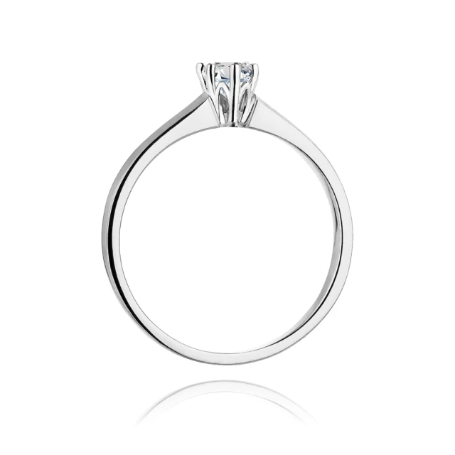 Gold Diamant Ring WeißGold EW-317 0.20ct