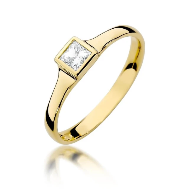 Gold Ring 585 mit Diamant Diamant Diamant 0.30ct