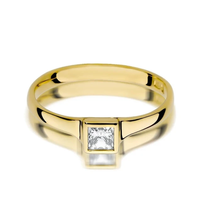 Gold Ring 585 mit Diamant Diamant Diamant 0.30ct