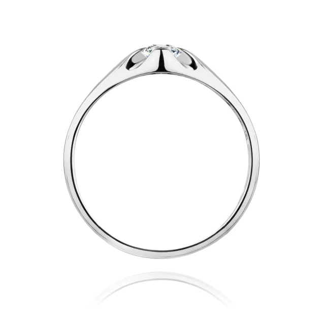 Gold Diamant Ring WeißGold EW-331 0.10ct