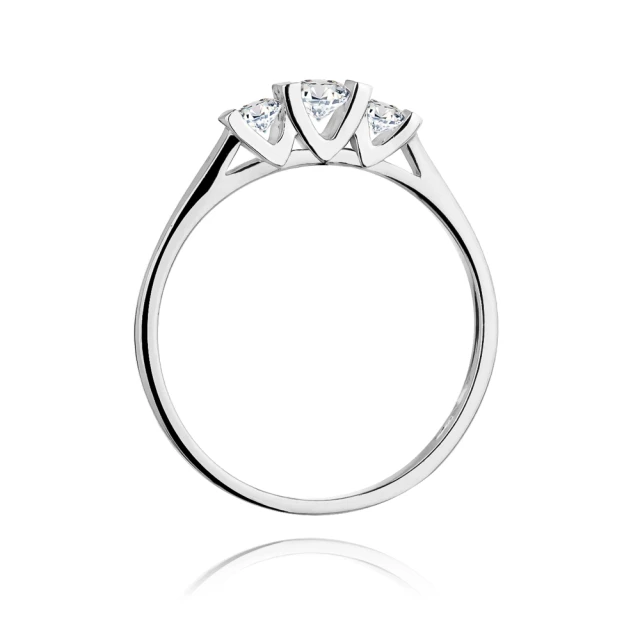 Gold Diamant Ring WeißGold EW-338 0.31ct
