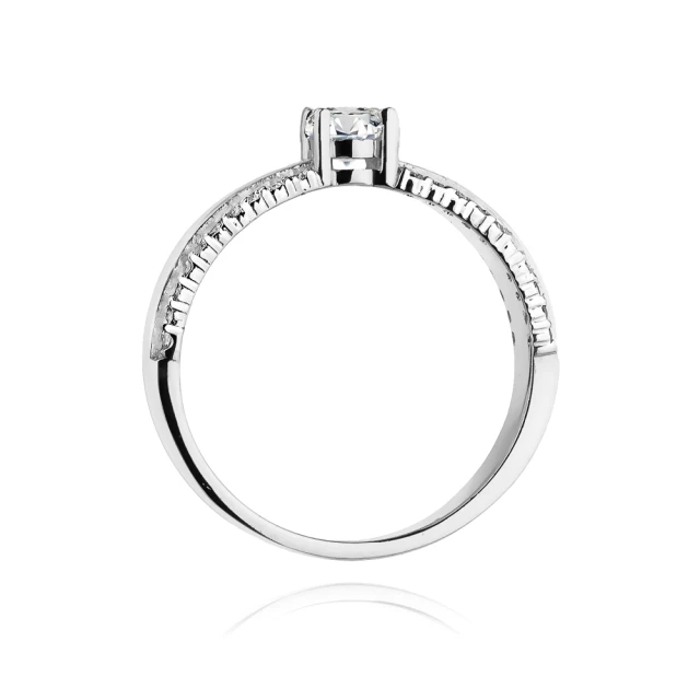 Gold Diamant Ring WeißGold EW-356 0.45ct