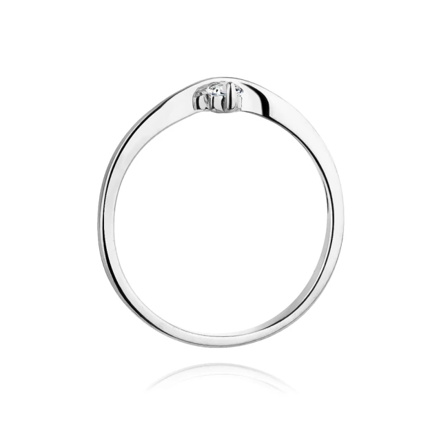 Gold Diamant Ring WeißGold EW-385 0.09ct