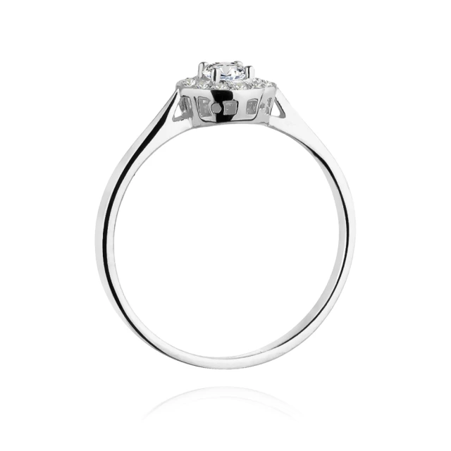 Gold Diamant Ring WeißGold EW-390 0.25ct