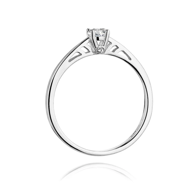 Gold Diamant Ring WeißGold EW-394 0.24ct