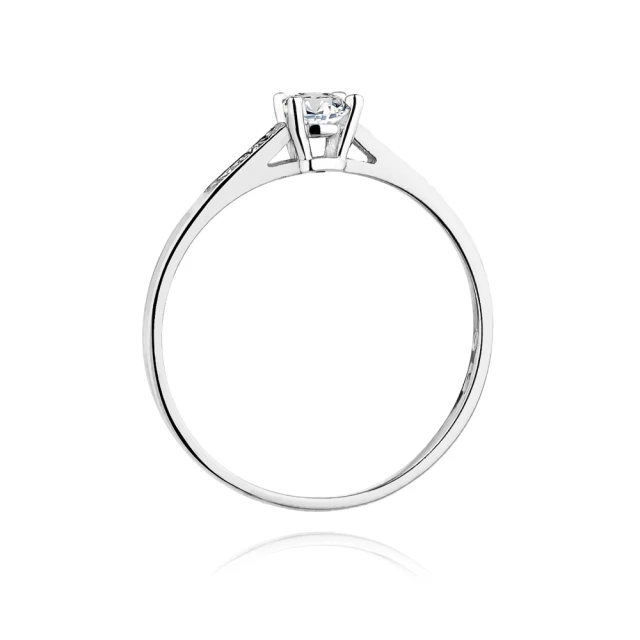 Gold Diamant Ring WeißGold EW-399 0.21ct