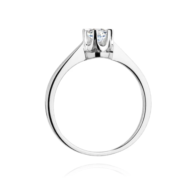 Gold Diamant Ring WeißGold EW-408 0.25ct