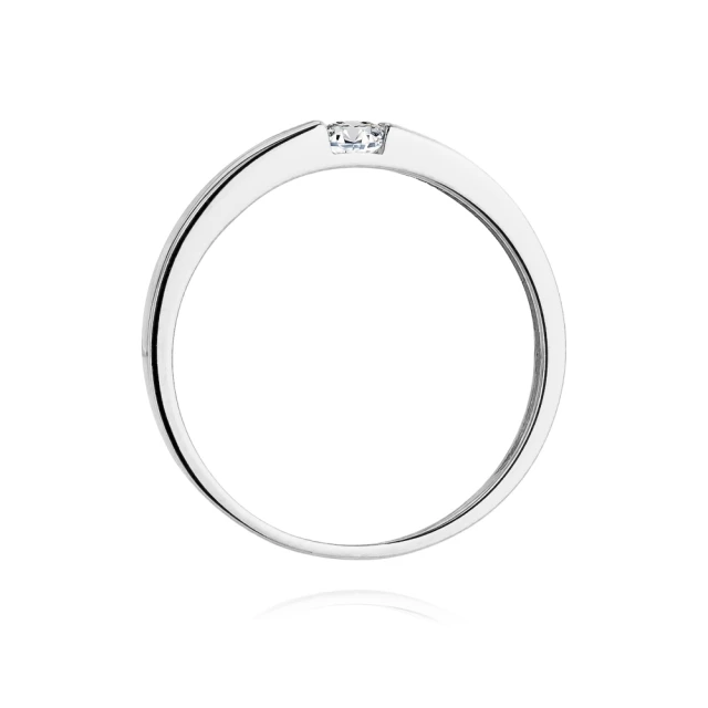 Gold Diamant Ring WeißGold EW-432 0.12ct