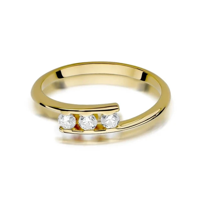 Gold Diamant Ring EY-378 0.21ct