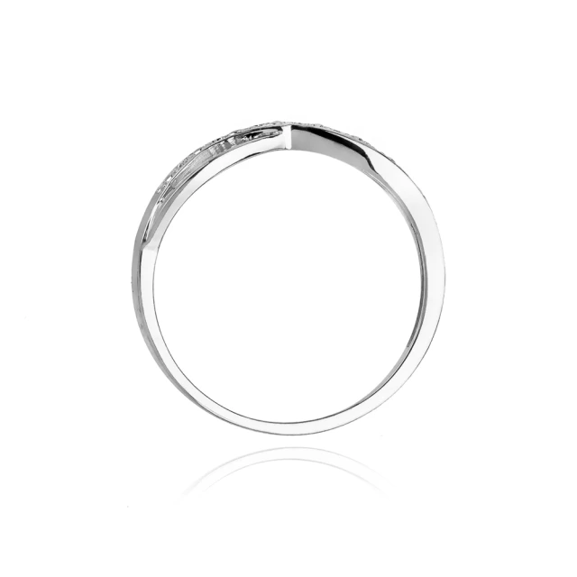 Gold Diamant Ring WeißGold EW-90 0.06ct