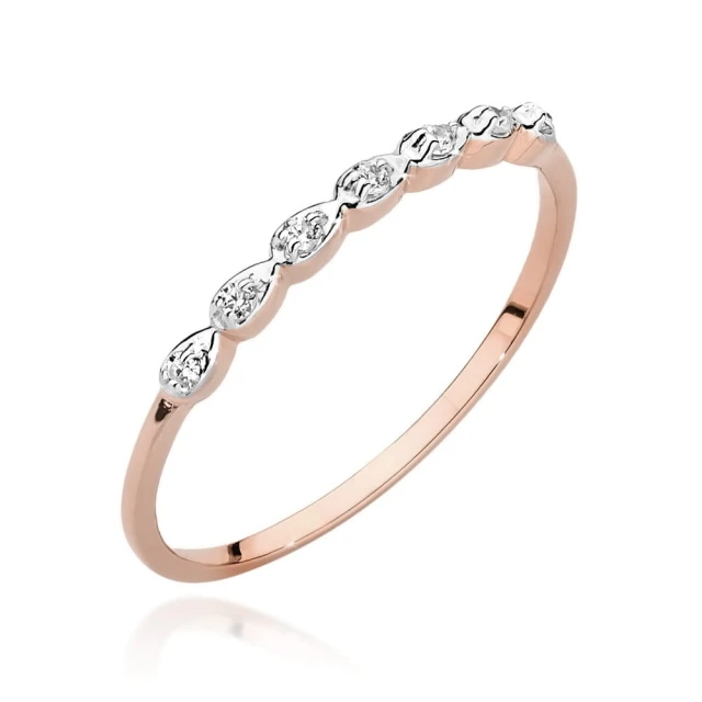 copy of Gold Ring 585 mit Diamant Diamant Diamant 0.10ct