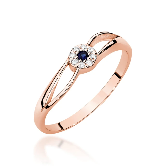 copy of Gold Ring 585 mit Diamant Diamant Diamant 0.10ct