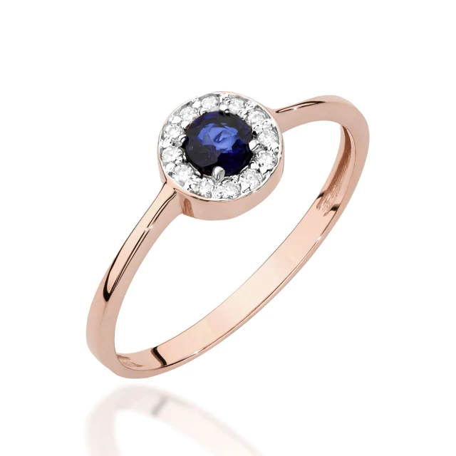 copy of Gold Ring 585 mit Diamant Diamant Diamant 0.10ct
