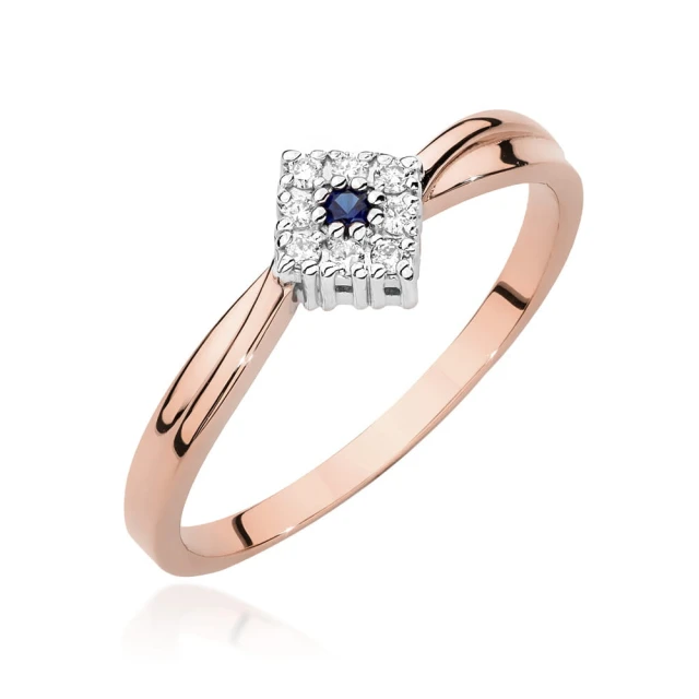 copy of Gold Ring 585 mit Diamant Diamant Diamant 0.10ct