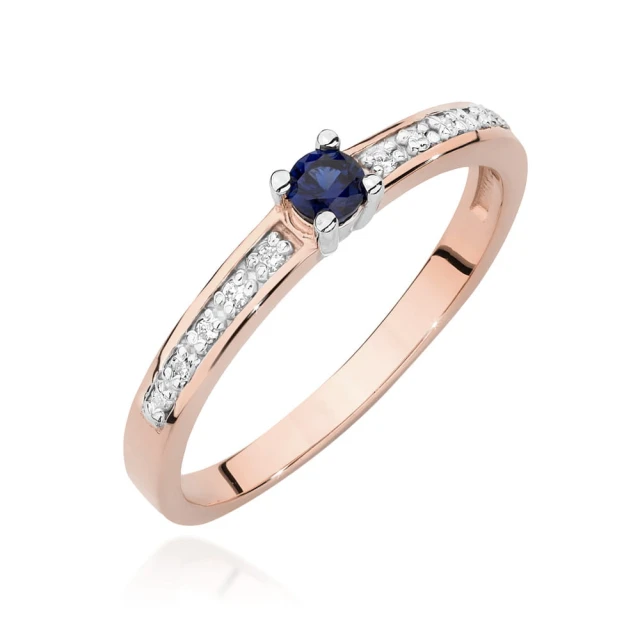 copy of Gold Ring 585 mit Diamant Diamant Diamant 0.10ct