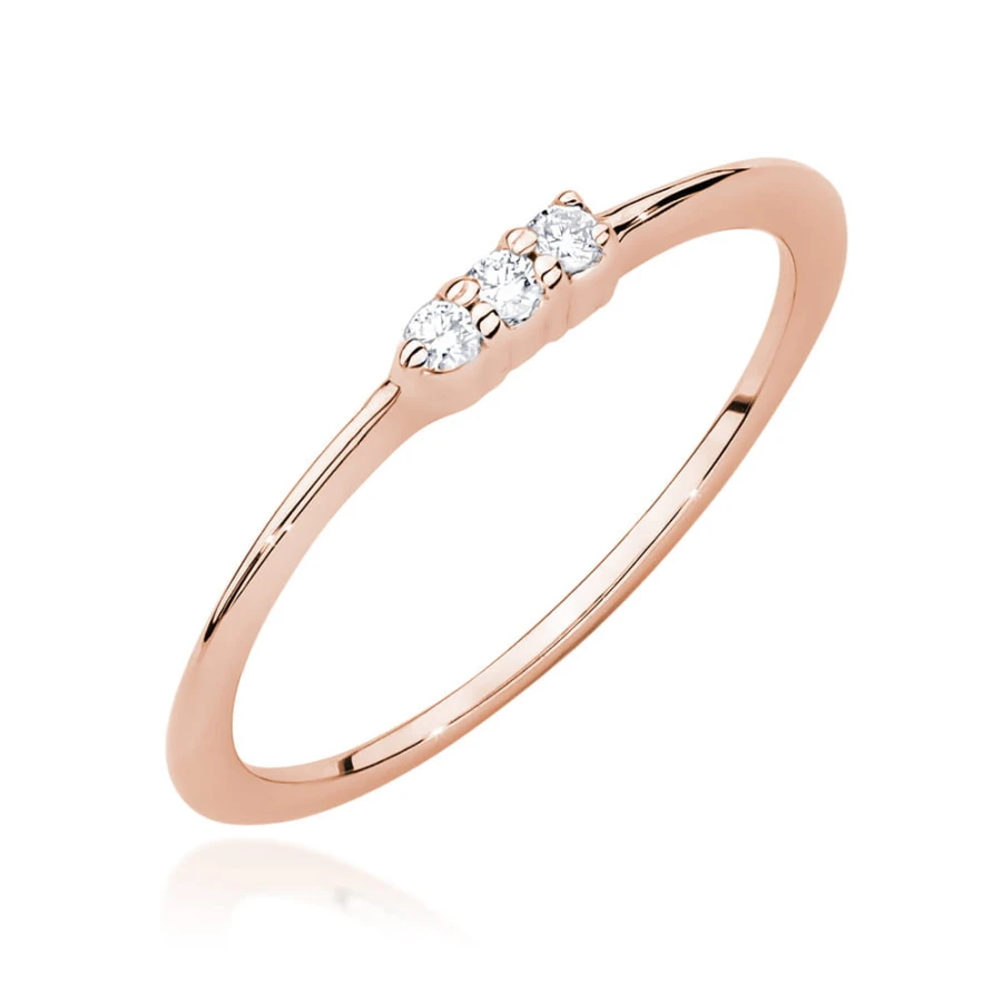 Gold Diamant Ring EY-45 0.10ct | ergold