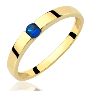 Gold Ring Blue Stone Test 585 P1.114nP | ergold