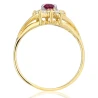 Modische Markise Gold Zirkonia Ring P2.982cr | ergold