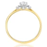Delikatny zaręczynowy pierścionek cyrkonie 333 P3.1515 | ERgold