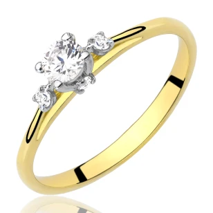 Klassischer Goldring Zircon P3.1515 | ergold