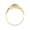 Goldring mit Strasssteinen SQUARE P2.1296 | ergold