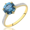 Goldener Verlobungsring Zircon P3.1573 | ergold