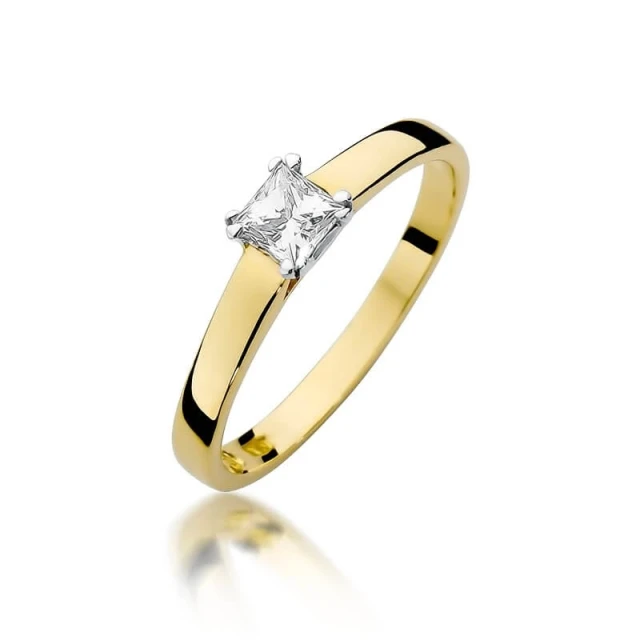 Gold Ring 585 mit Diamant Diamant Diamant 0.30ct