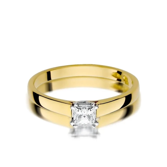 Gold Ring 585 mit Diamant Diamant Diamant 0.30ct