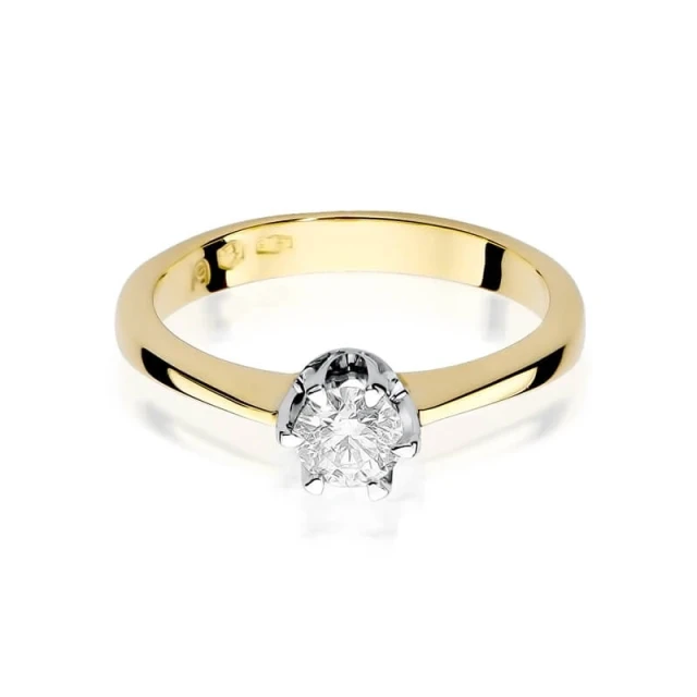 Gold Ring 585 mit Diamant Diamant Diamant 0.30ct