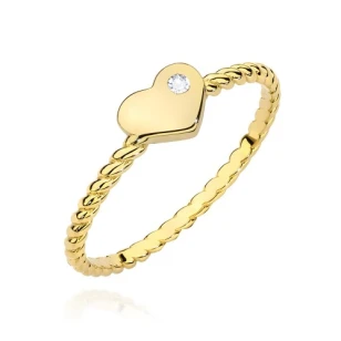 Gold Diamant Ring EY-45 0.10ct | ergold
