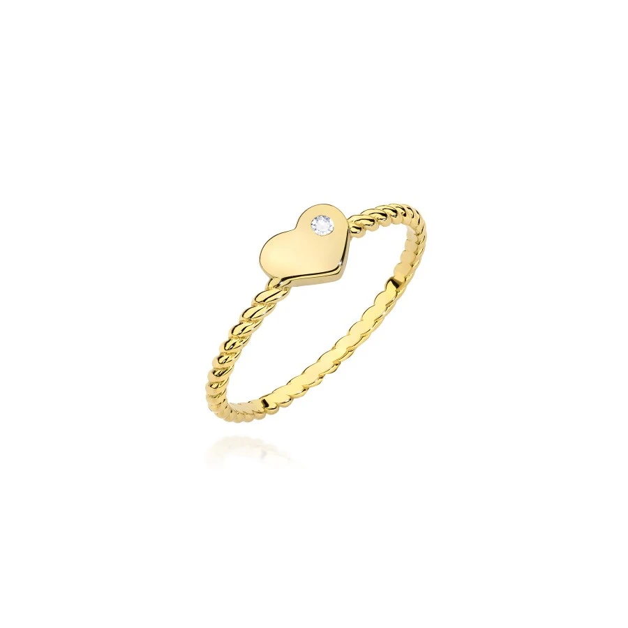Gold Diamant Ring EY-45 0.10ct | ergold