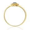 Goldring mit Strasssteinen SQUARE P2.1296 | ergold