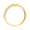 Goldring mit Strasssteinen SQUARE P2.1296 | ergold