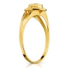 Goldring mit Strasssteinen SQUARE P2.1296 | ergold