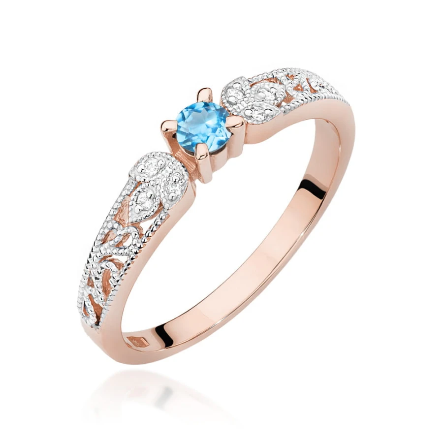 Gold Diamant Ring EY-45 0.10ct | ergold