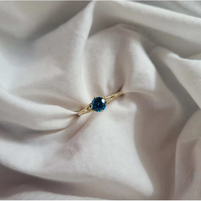 copy of Gold Ring Zirkonie nur ein Smaragd