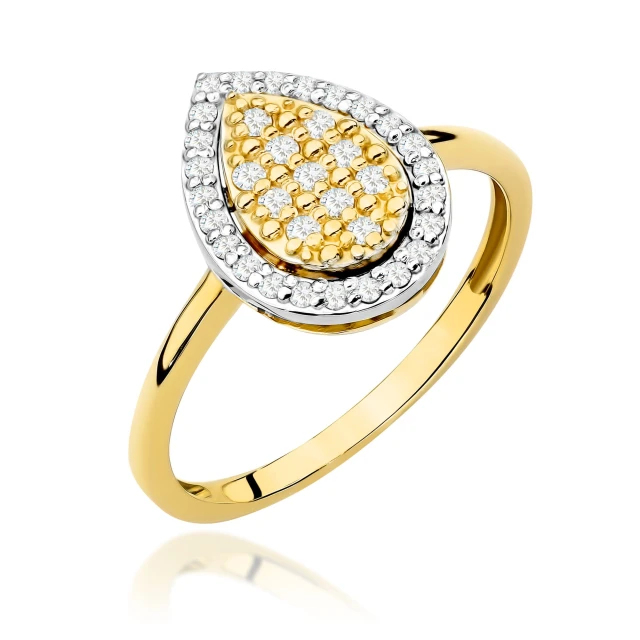 copy of Gold Ring 585 mit Diamant Diamant Diamant 0.30ct