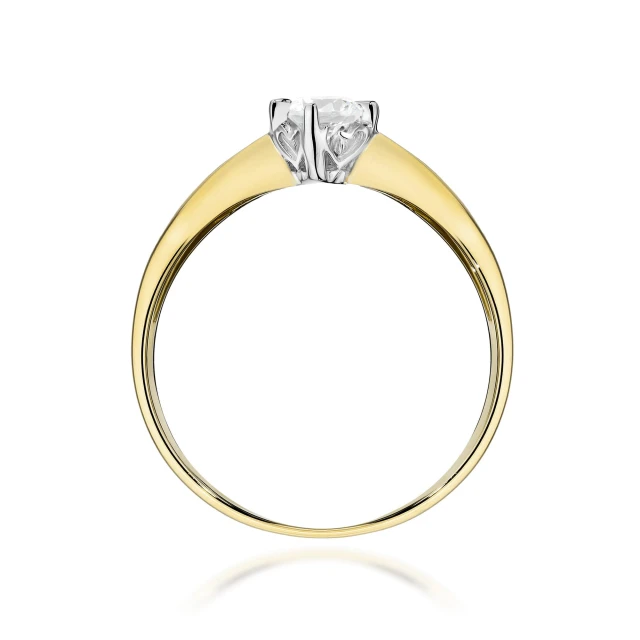 copy of Gold Ring 585 mit Diamant Diamant Diamant 0.10ct