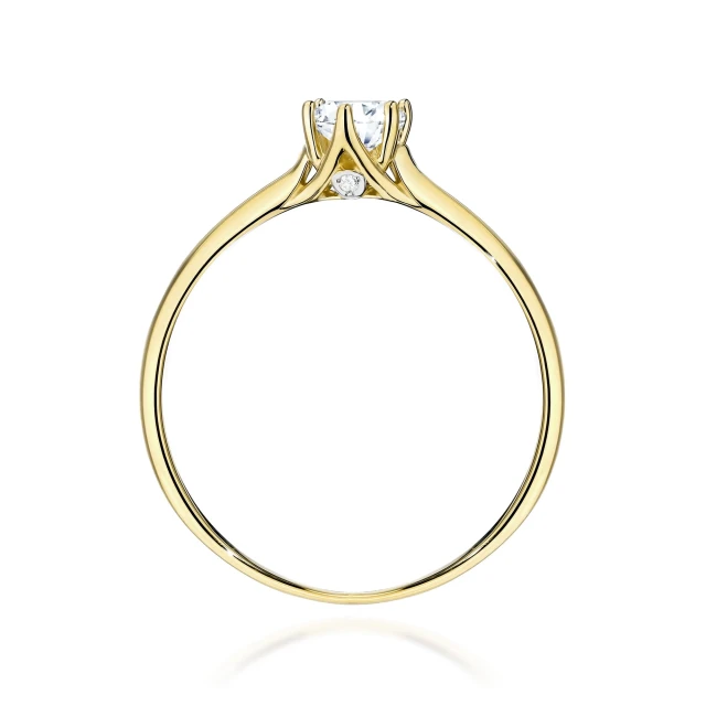 copy of Gold Ring 585 mit Diamant Diamant Diamant 0.10ct