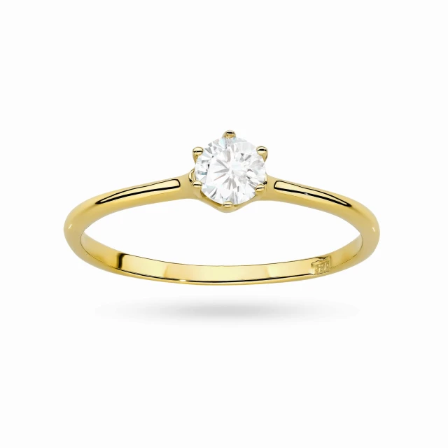 copy of Gold Ring 585 mit Diamant Diamant Diamant 0.10ct