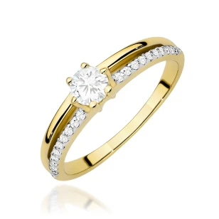 Gold Diamant Ring EY-45 0.10ct | ergold