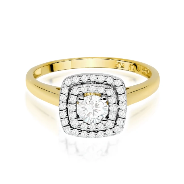 copy of Gold Ring 585 mit Diamant Diamant Diamant 0.10ct