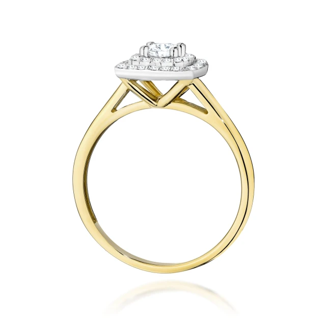 copy of Gold Ring 585 mit Diamant Diamant Diamant 0.10ct