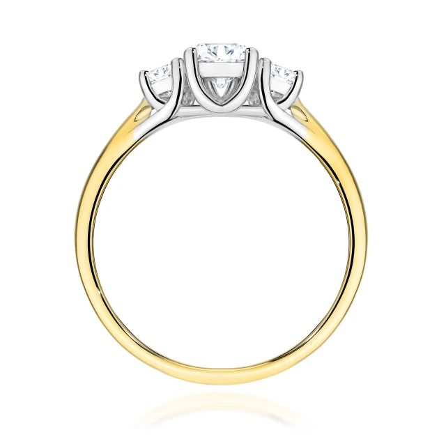 copy of Gold Ring 585 mit Diamant Diamant Diamant 0.10ct