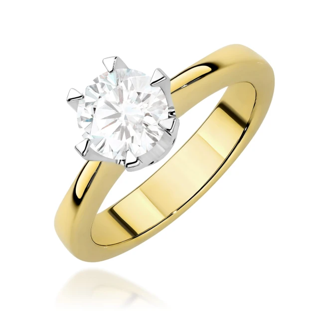 copy of Gold Ring 585 mit Diamant Diamant Diamant 0.10ct