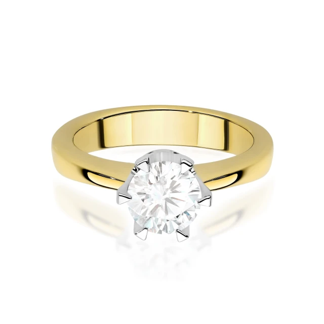 copy of Gold Ring 585 mit Diamant Diamant Diamant 0.10ct