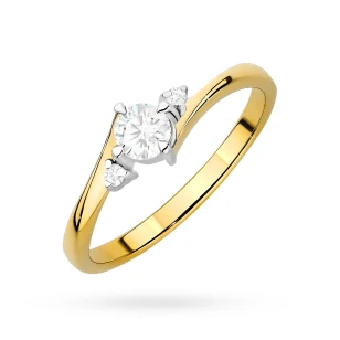 Gold Diamant Ring EY-45 0.10ct | ergold