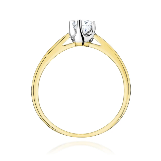 copy of Gold Ring 585 mit Diamant Diamant Diamant 0.10ct